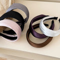 Satin Padded Wide Headband - DippedShop Wholesale - #8083
