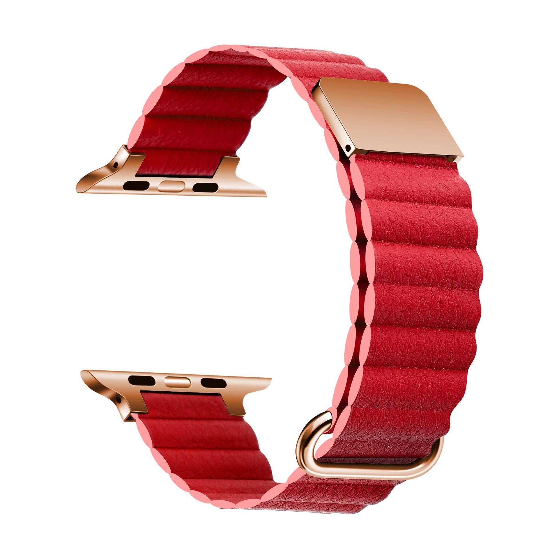 Litchi Texture PU Leather Magnetic Watch Band 6W6JWA133