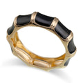 Trendy Wide Enamel Bangle - DippedShop Wholesale - #6771