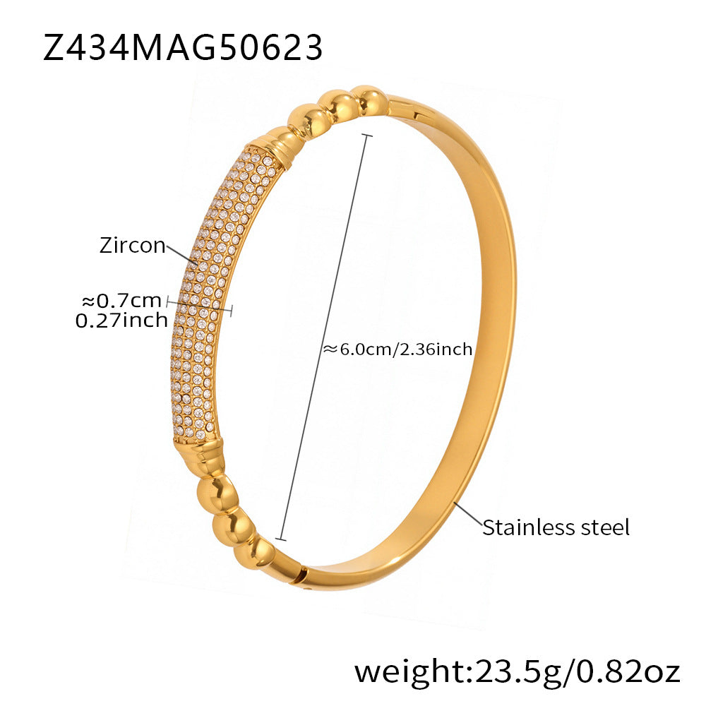 Elegant Cubic Zirconia Geometr - DippedShop Wholesale - #8835