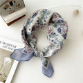 Sweet Butterfly Print Solid Color Silk Scarf 6W6NSI263