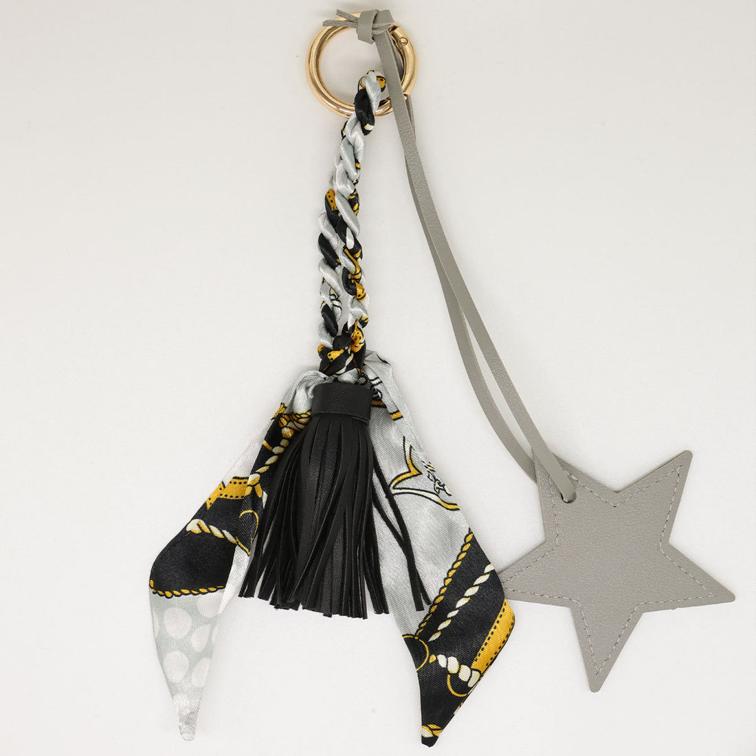 Leather Star Tassel Bag Charm - DippedShop Wholesale - #7011