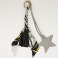 Leather Star Tassel Bag Charm - DippedShop Wholesale - #9779