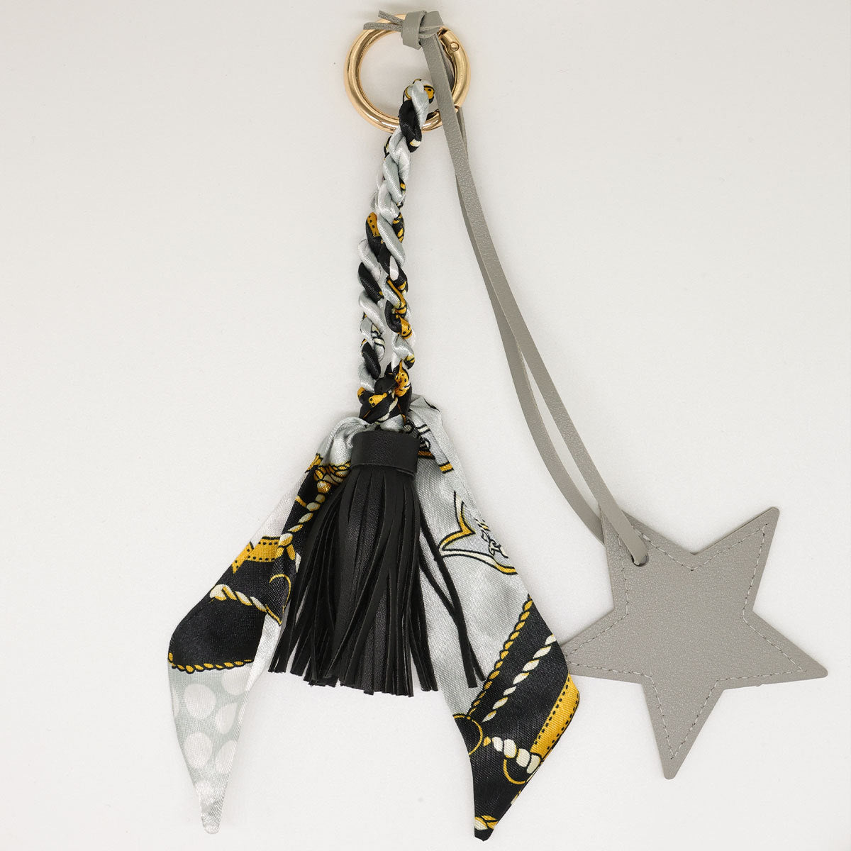 Leather Star Tassel Bag Charm - DippedShop Wholesale - #9779