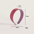 Sweet Solid Color Floral Pattern Acetate Headband MK2PIM6W6HBD63