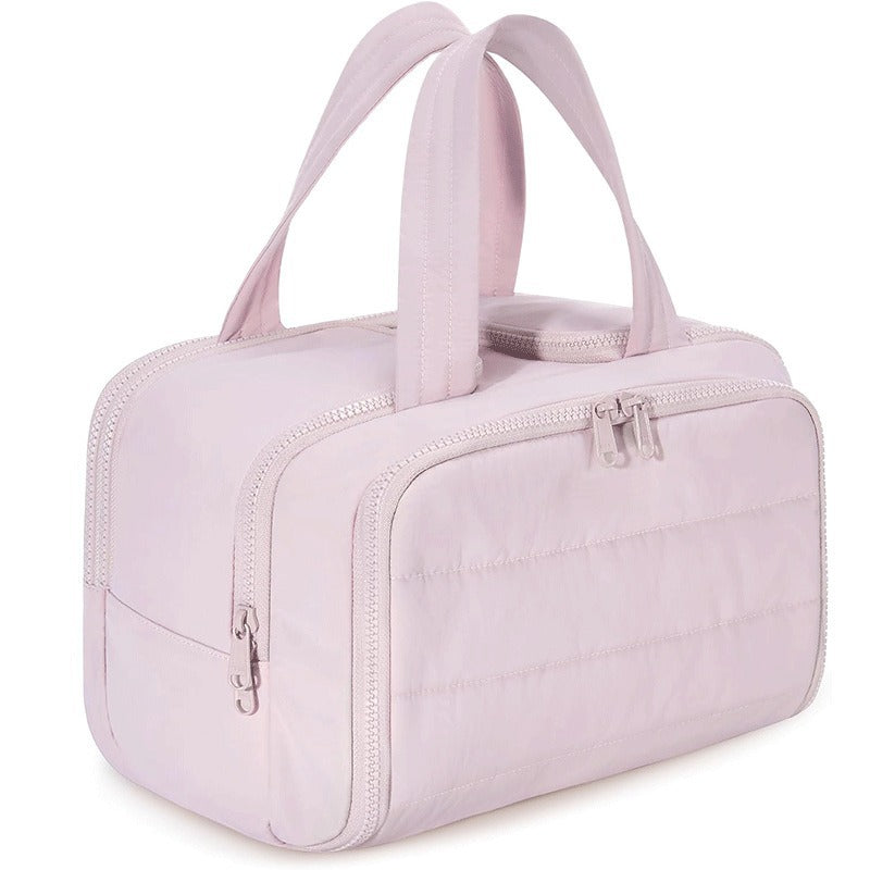 Solid Color Large Capacity Multi Layer Makeup Bag MK2BW6S10BOB91
