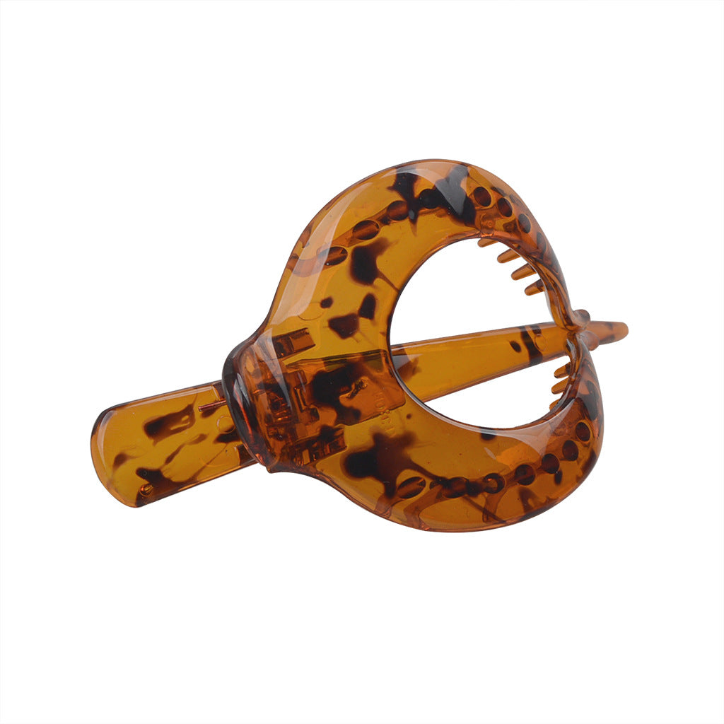 French Heart Geometric Non Slip Hair Barrette Clip 8AS6HCP290L