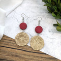 Rattan Dangle Earrings Beach - DippedShop Wholesale - #7107