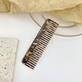Vintage Square Acetate Portable Hair Combs MK2PPM6CT5CB39