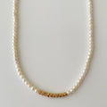 Gold Plated Pearl Choker - DippedShop Wholesale - #0531