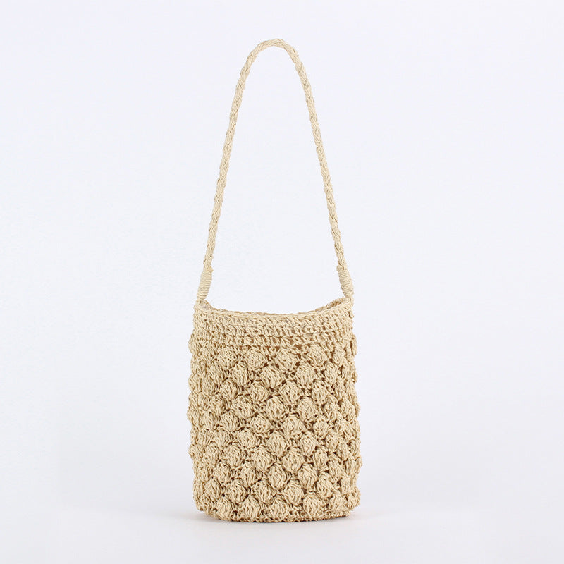 Straw Handwoven Handbag - DippedShop Wholesale - #8819