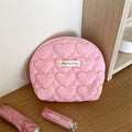Colorful Polka Dots Quilted Shell Makeup Bag MK2BW6S10BOB123