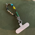 Fresh Colorful Beaded Chain Apple Pendant Necklace 6W6JNC657