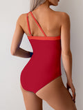 Vintage One-Shoulder Swimsuit - DippedShop Wholesale - #6547