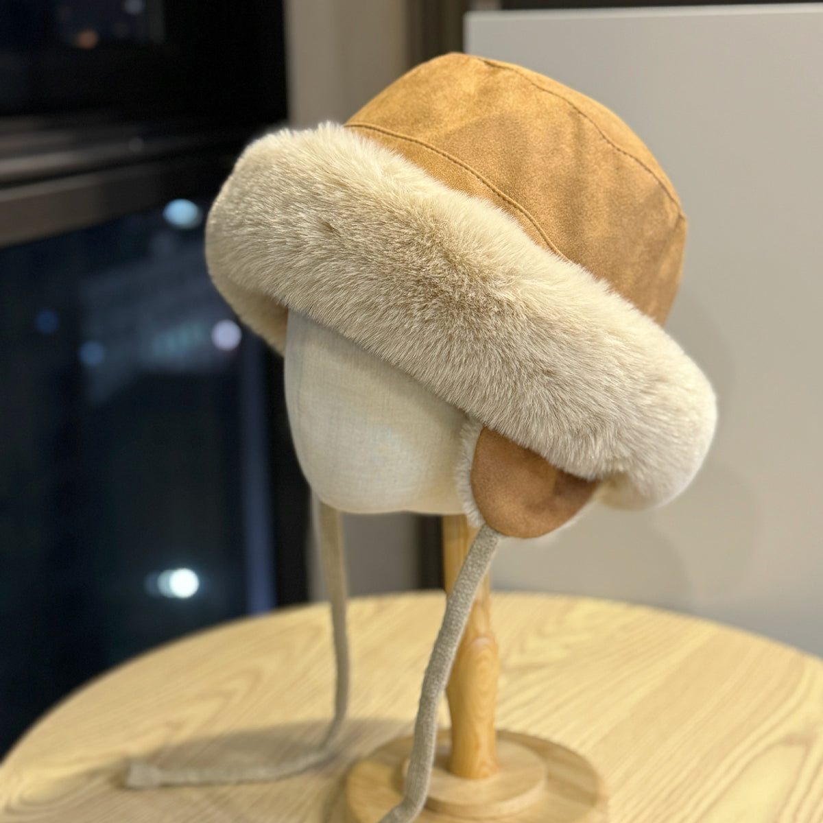 Fleece Earflap Bucket Hat - DippedShop Wholesale - #5475