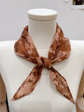 Retro Camo Print Lightweight Silk Scarf MK2BLW6W6NSI47