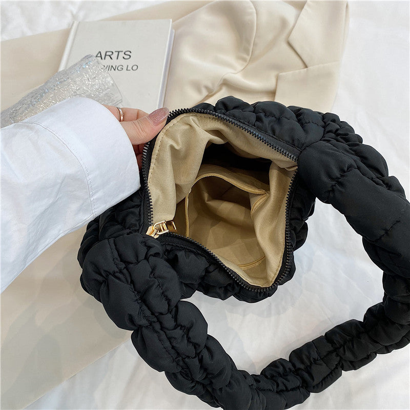 Casual Ruched Puffer Quilted Cloud Shoulder Bag 6W10BBG1812