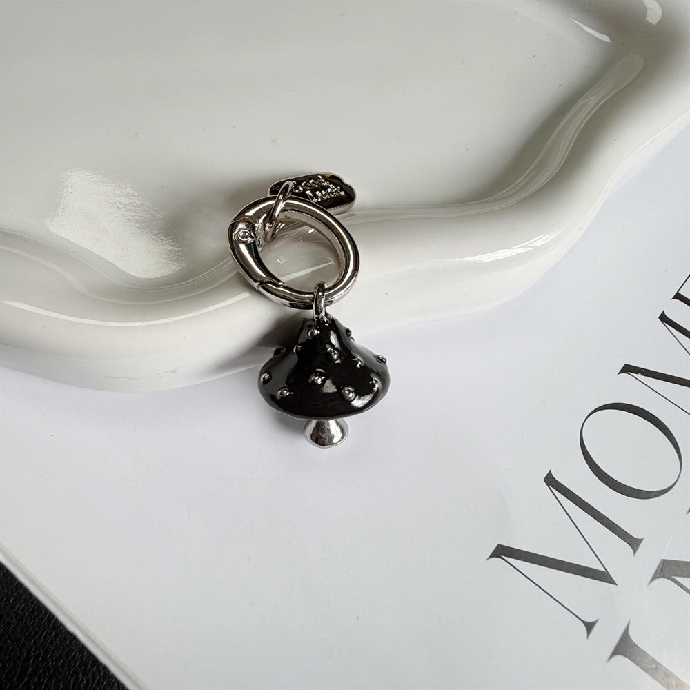Enamel Mushroom Keychain Charm - DippedShop Wholesale - #2819
