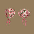 Boho Crochet Floral Triangle Hair Bandanas Headscarf MK2BK6W6HHS08