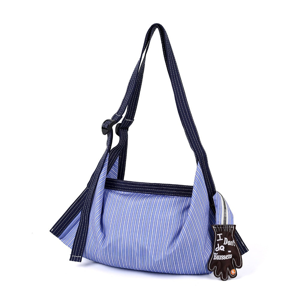Retro Plaid Color Block Underarm Bag 6W10BBG1326