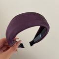 Satin Padded Wide Headband - DippedShop Wholesale - #1923