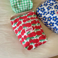 Cute Strawberry Print Portable Cosmetic Bag 6C5CO275