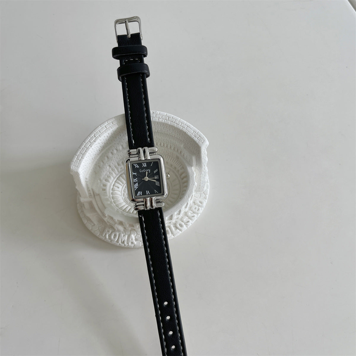 Leather Roman Numeral Watch - DippedShop Wholesale - #6227