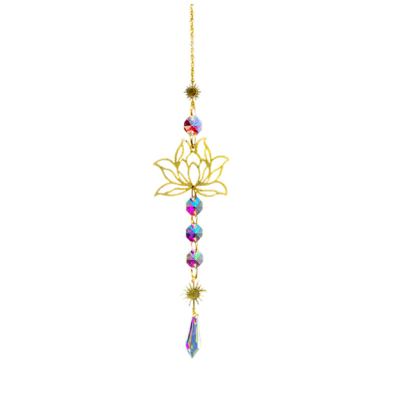 Hollow Out Lotus Suncatcher - DippedShop Wholesale - #9843