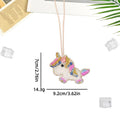 Cute Cartoon Rhinestones Horse Pendant Bag Charm 6W10BBC803