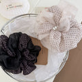 Oversized Polka Dot Mesh Layered Scrunchies MK2BW6W6HSR01