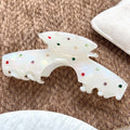 Colorful Rhinestone Irregular Acetate Hair Claw MK2PPM6W6HCP341