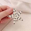 Cute Polka Dots Love Heart Duckbill Hair Clip MK2PM6W6HCP09