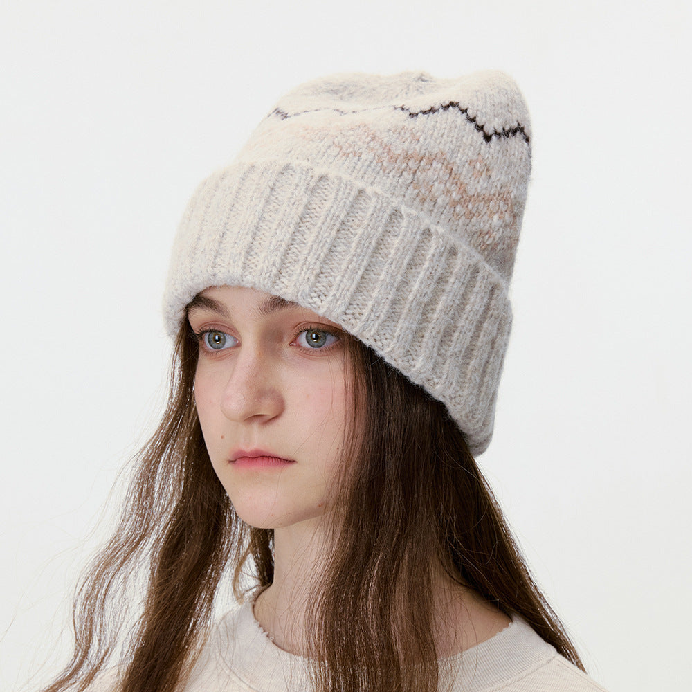 Jacquard Beanie Hat - DippedShop Wholesale - #9747