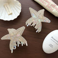 Stylish Starfish Shape Sparkling Rhinestones Hair Clip 8AS6HCP364L