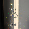 Natural Stone Moon Crystal Hanging - DippedShop Wholesale - #7043