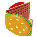Cute Hamburger PU Leather Bifold Wallet 6W10BWB301