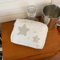 Stylish Silver Star Patch Mini Makeup Bag MK2BW6S10BOB104