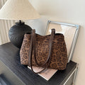 Trendy Leopard Print Large Capacity Underarm Bag 6W10BBG2509