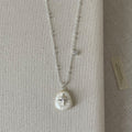 French Style Starburst Pearl Pendant Necklace 6W6JNC437