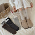 Color Block Striped Slouchy Crew Socks 6W8FSO652