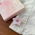 Minimalist Solid Color Hollow Star Hair Clip 8AS6HCP390L