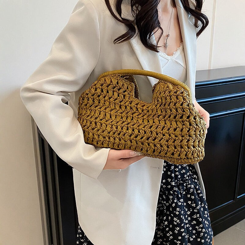 Trendy Handmade Woven Handbag Crossbody Bag 8BW6BBG335T