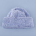 Cute Angora Soft Fuzzy Cuffed Knit Beanie 6W6HAT695