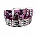 Punk Style Rivet Bright Pyramid Studded Belt 6W6JBT187