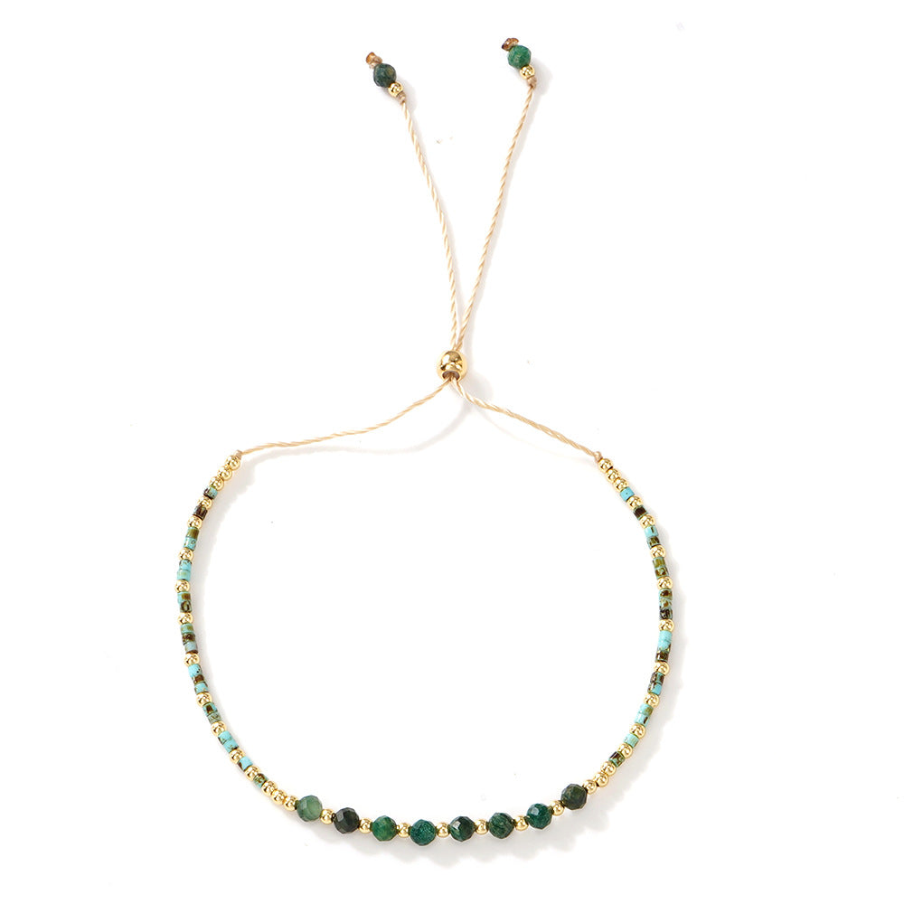 Boho-style Irrugular Beaded String Bracelets 6W6JBR500