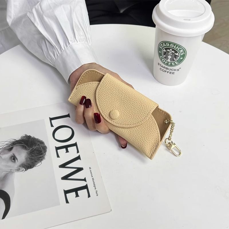 Solid Color Flip Over Portable Sunglasses Case MK2BLC6W13HSY47