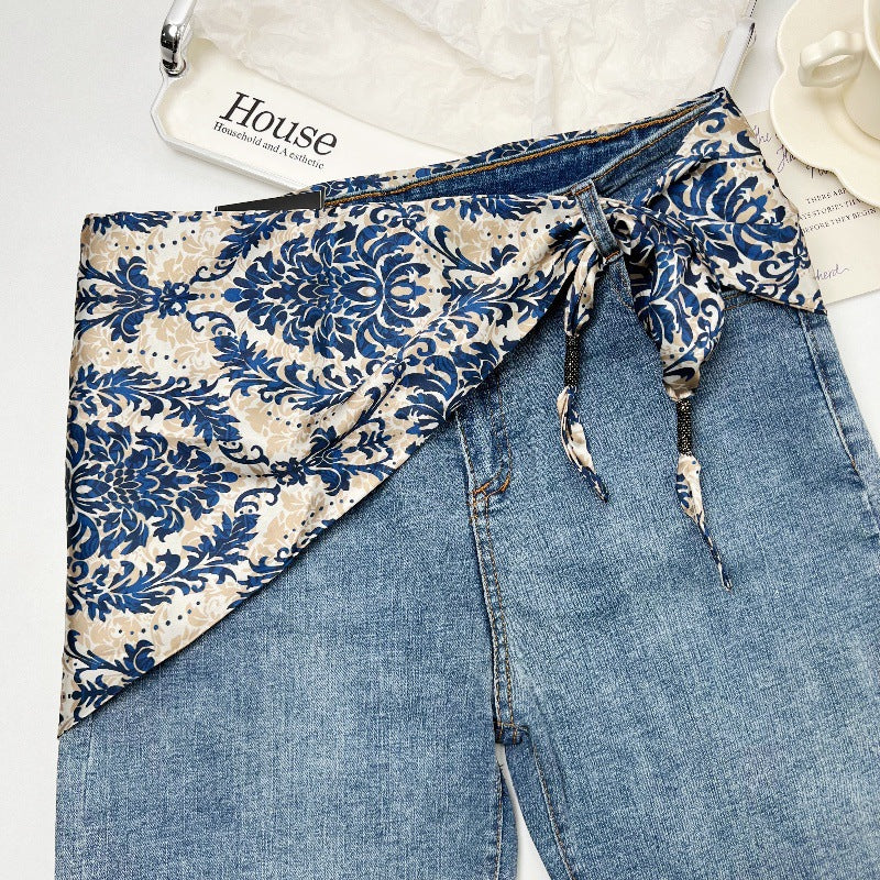 Vintage Cashew Print Mini Skirt 6W6NSI181