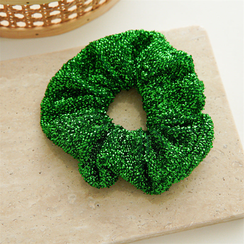 Striped Elastic Hair Scrunchie - DippedShop Wholesale - #5667