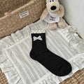 Cute Polka Dot Bow Knot Slouchy Socks 6W8FSO673