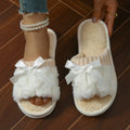 Thick Plush Indoor Slippers - DippedShop Wholesale - #6627